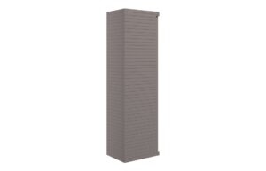 Align 350mm Wall Hung 1 Door Tall Unit - Matt Taupe