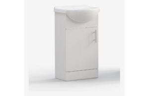 Vista 450mm Basin Unit & Basin - White Gloss