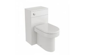 Vista 500mm WC Unit & BTW Pan Pack - White Gloss