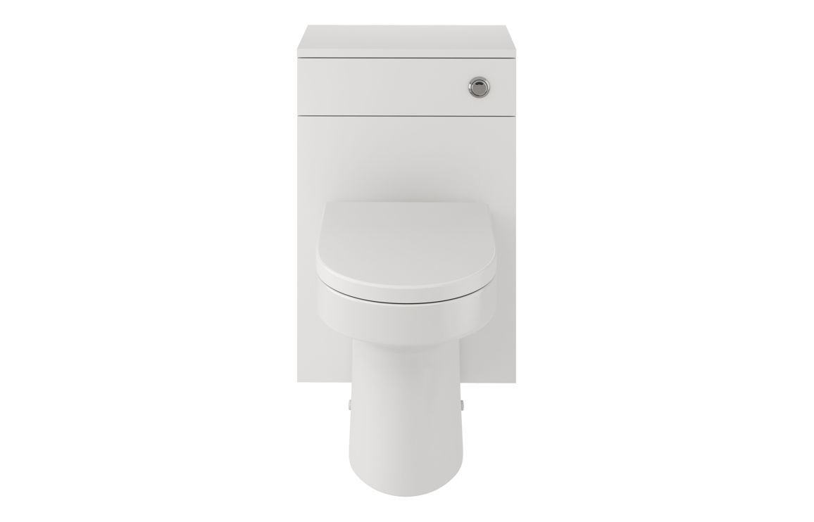 Vista 500mm WC Unit & BTW Pan Pack - White Gloss - Image 4