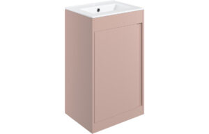 Elements 510mm Floor Standing Unit Inc. Basin - Matt Antique Rose