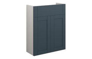 Abbey 500mm Slim Basin Unit - Matt Arley Blue
