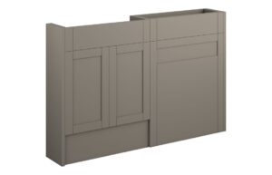 Abbey 1236mm Slim Basin & WC Unit Pack - Matt Stone