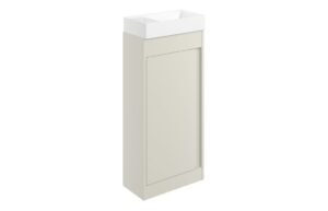Elements 410mm Floor Standing Unit Inc. Basin - Matt Latte