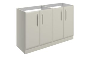Mika 1180mm Floor Standing 4 Door Basin Unit (No Top) - Matt Latte