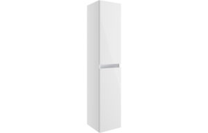 Carino 300mm 2 Door Wall Hung Tall Unit - White Gloss