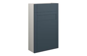 Abbey 500mm Slim WC Unit - Matt Arley Blue