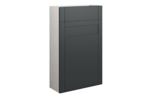 Abbey 500mm Slim WC Unit - Matt Graphite Grey